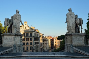 Fototapeta na wymiar Roma, il campidoglio