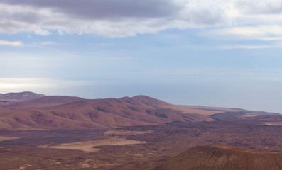 Fototapeta na wymiar Inland Northern Fuerteventura, Canary Islands