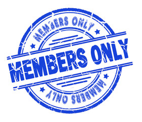 Fototapeta premium members only stamp