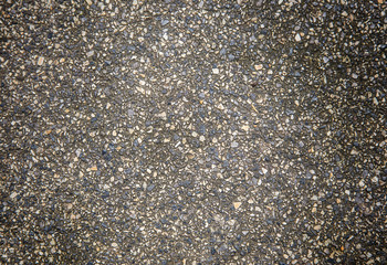 Black small stone concrete texture
