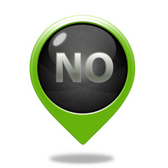 no pointer icon on white background