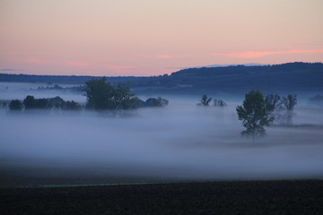 brîmes matinales sur la Limagne - Auvergne