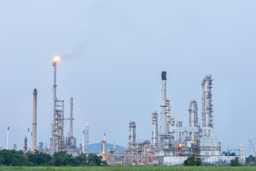 petrochemical industrial plant power station