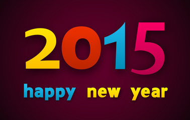 2015 colorful word.