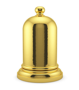 Golden bell isolated