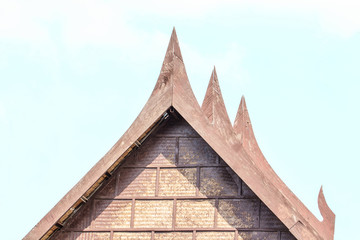 Obraz na płótnie Canvas Home roof thai style architecture.