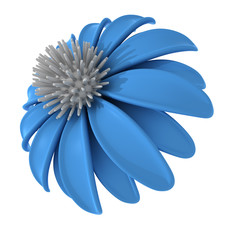blue flowers - obrazy, fototapety, plakaty