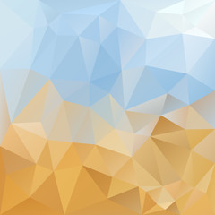 vector background triangular design in sky and desert colors