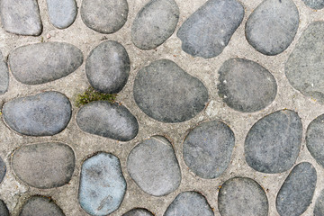 composition of sea pebbles background