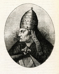 Pope Gregory VII - obrazy, fototapety, plakaty