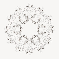 Vector template for folder, business card and invitation
