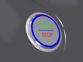 Start stop 3d button
