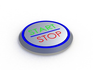 Start stop 3d button