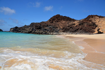 playa de la concha en la isla graciosa