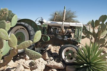Oldtimer, Traktor, Solitaire, Namibia, Afrika