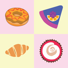 flat icon snack. concept vector illustration