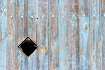 Old painted wood wall - texture or background