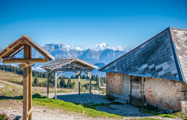 Le Mont Blanc vu du Semnoz