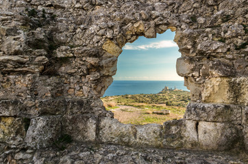Sardegna, Cagliari, rovine del forte di Sant'Elia