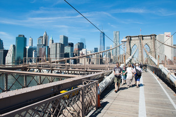 Obraz premium Promenade à New York