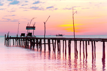 Fototapeta premium Sundown Serenity At the End of the Day