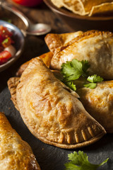 Homemade Stuffed Chicken Empanadas