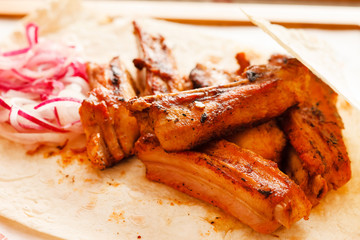 grilled ribs
