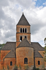 Fototapeta na wymiar La chiesa di Saint Leonce sur Vezere, Dordogna - Aquitania