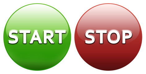 Start and stop button