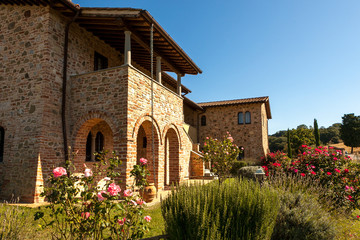 Fototapeta na wymiar villa tuscany