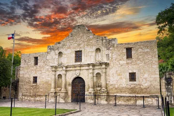 Foto op Plexiglas Vestingwerk The Alamo, San Antonio, Texas