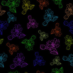 Seamless Flower pattern - Illustration