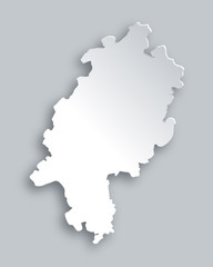 Karte von Hessen