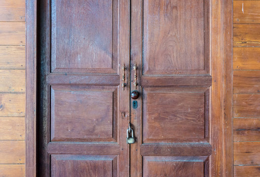 wooden door