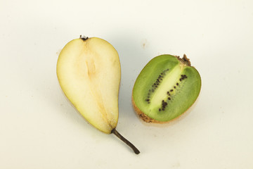 Pear and kiwi