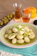 GNOCCHI AL PESTO - DUMPLINGS WITH PESTO