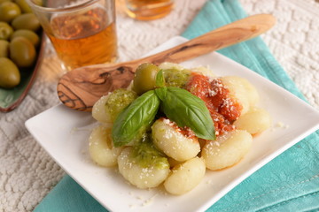 GNOCCHI AL PESTO - DUMPLINGS WITH PESTO