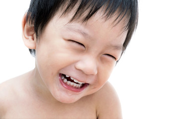 Portrait of Happy Asian child