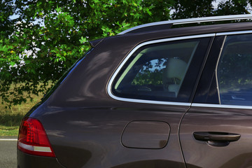 Fototapeta premium Car on road