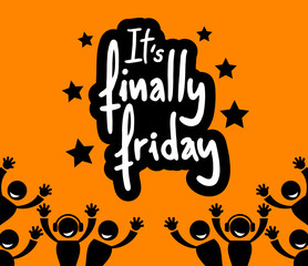 Fototapeta premium Friday party