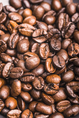 Coffee beans background