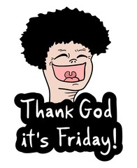 Happy man friday