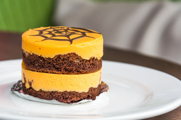 orange and chocolate cake