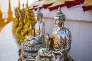 Buddha is arranged