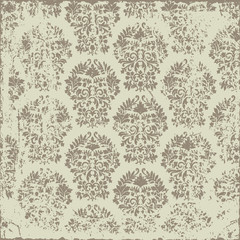 Grunge Damask Pattern