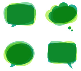 Green Speech Bubbles © Giraphics