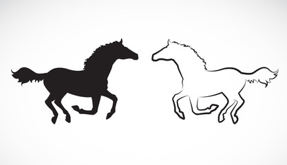 Vector image of an horse