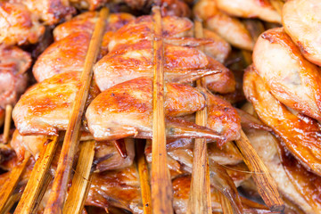 Grilled chicken wings ( thai style )