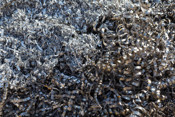 Metal chips background