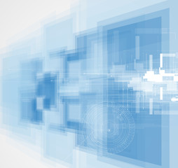 abstract structure circuit computer cube technology business bac